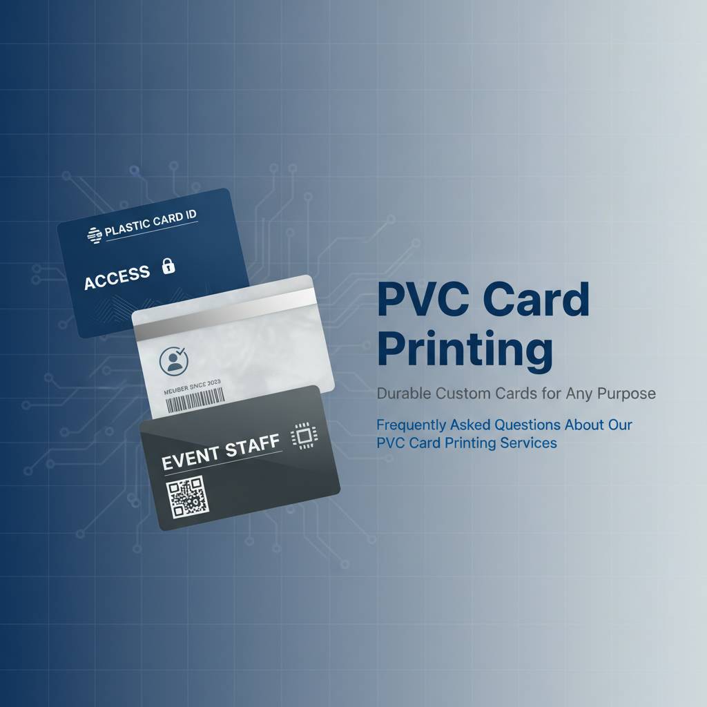 Frequently Asked Questions About Our PVC Card Printing Services