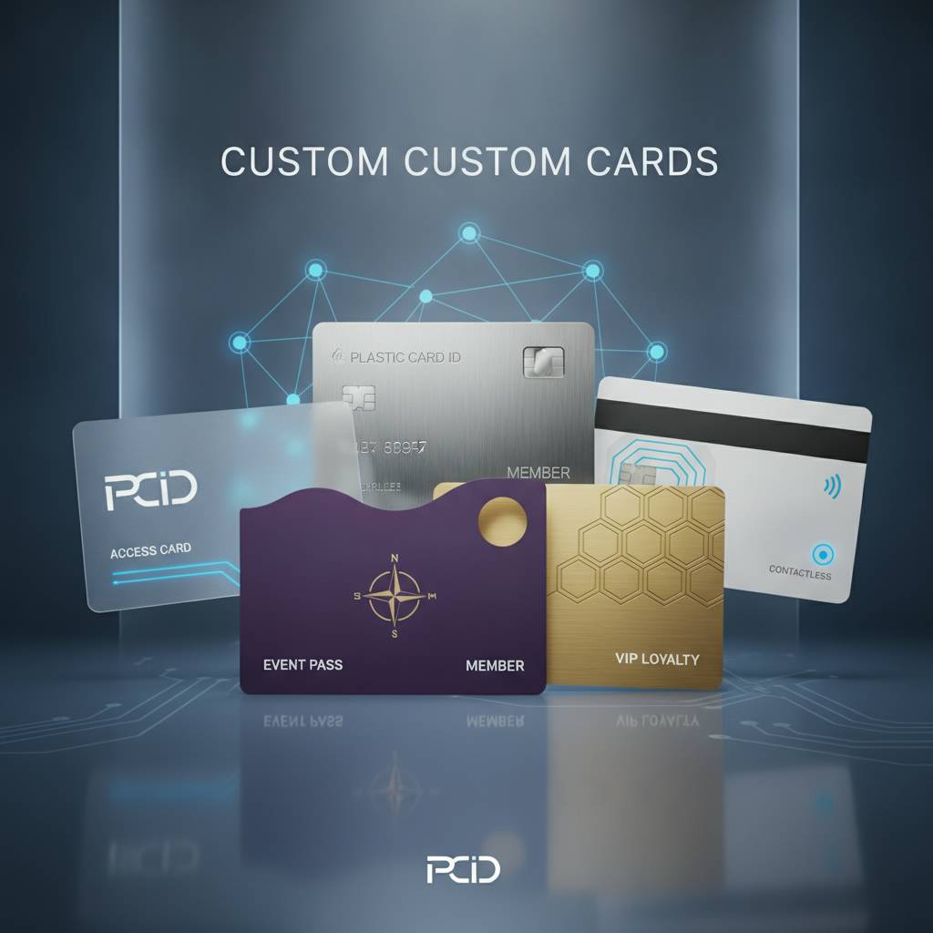 Specialty Cards - Clear, Custom Shapes, and Luxury Metal Options