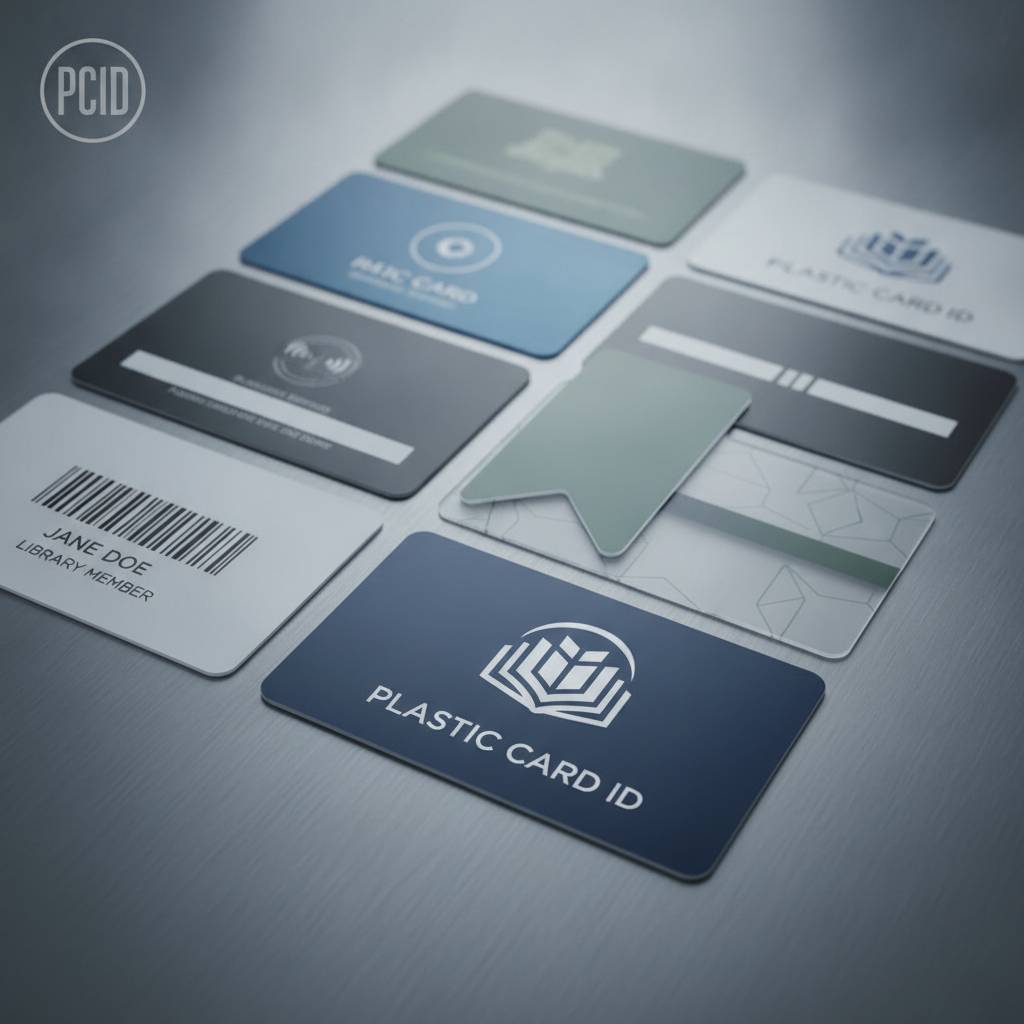 Types of Plastic Library Cards We Offer