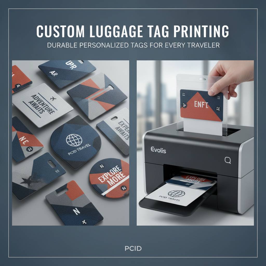 Our Custom Luggage Tag Printing Process